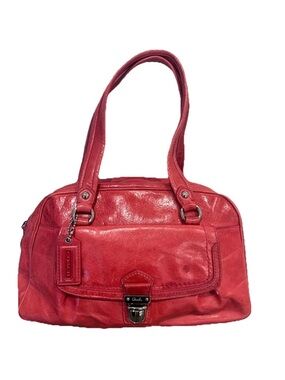 VINTAGE Coach Poppy pink leather bag